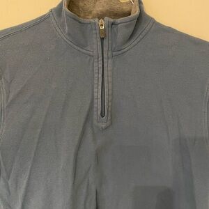Vintage IZOD Baby Blue Quarter Zip Men’s Large Pullover - Great Condition